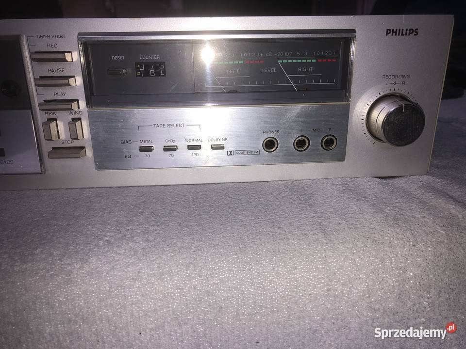 Magnetofon deck Philips F 611300 Vintage Jaworzno