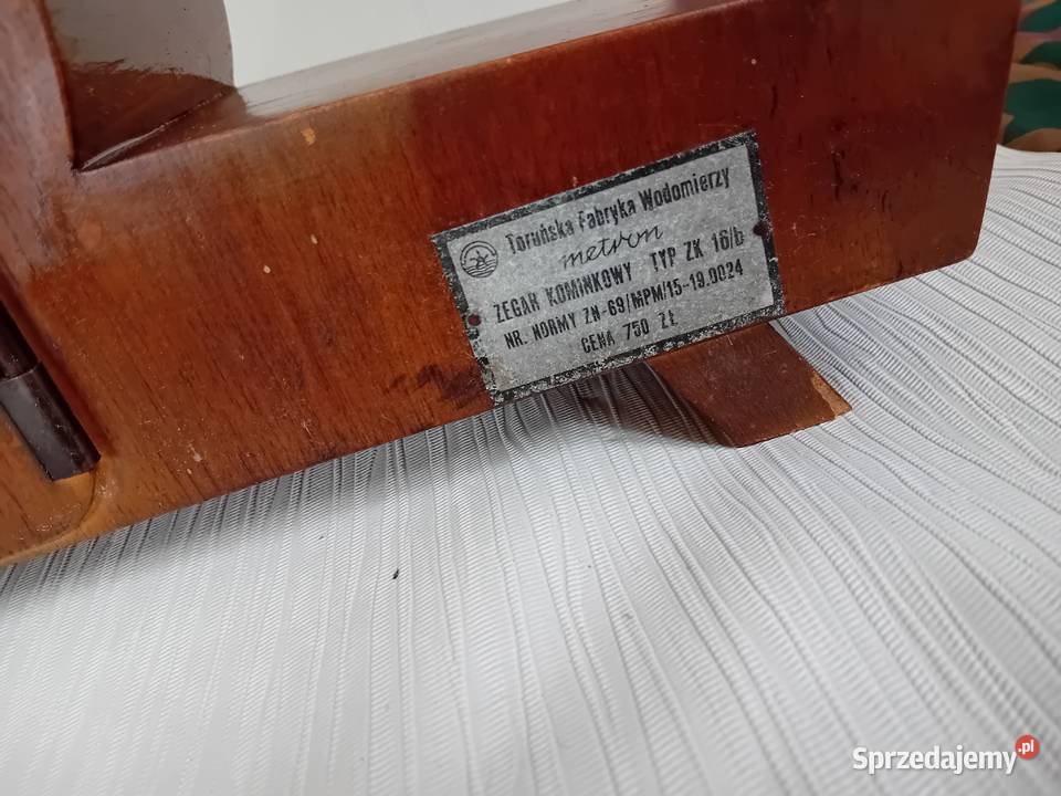 Stary zegar kominkowy Metron ZK 16 b sprzedam
