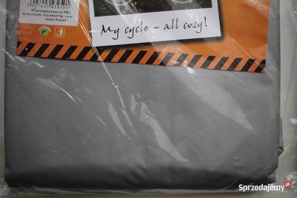 Zestaw komplet 2 siwy szary pokrowiec na rower Rowery i akcesoria Toruń