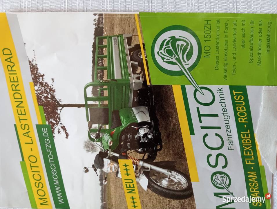 Motocykl trójkołowy Moscito MO150ZH Pozostałe
