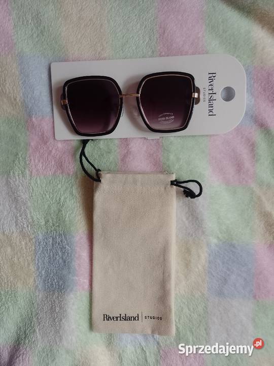 RIVER ISLAND Ekskluzywne okulary Filtr UV-400 kat. 3 Kraków