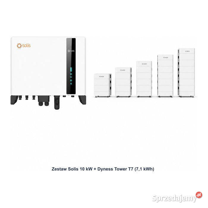 Zestaw Solis 10 kW Dyness Tower T7 71 kWh