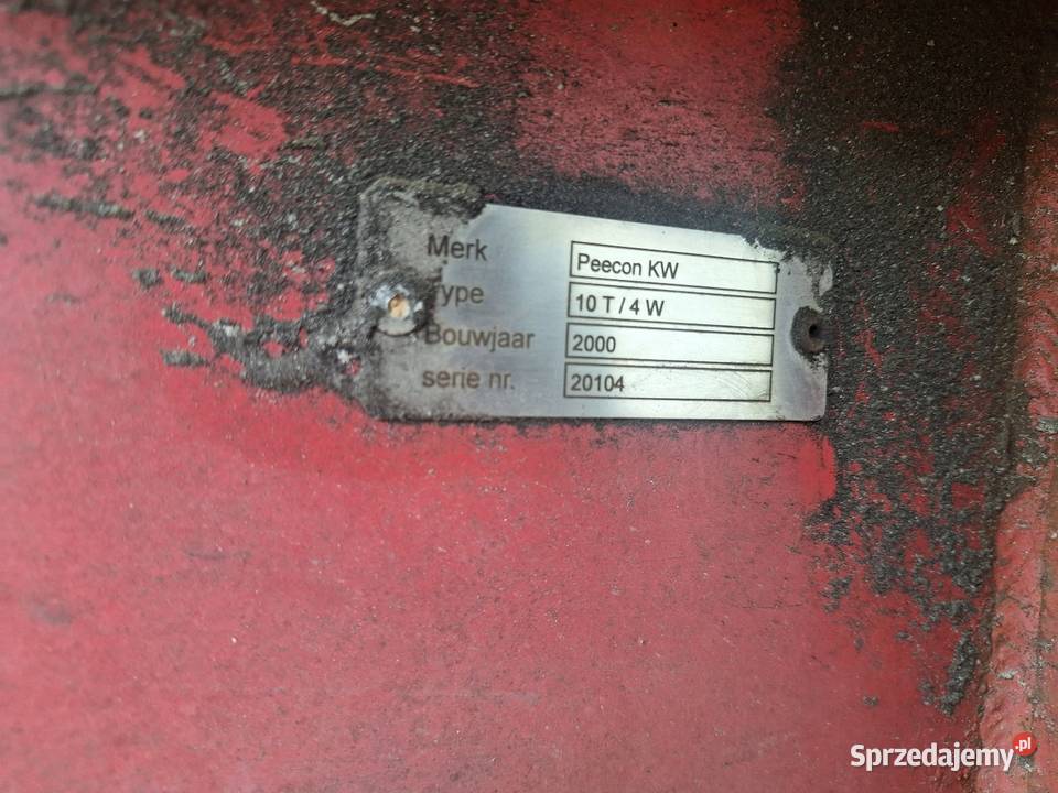 Kiper PEECON KW 10 ton nieuszkodzony Przyczepy rolnicze łódzkie sprzedam