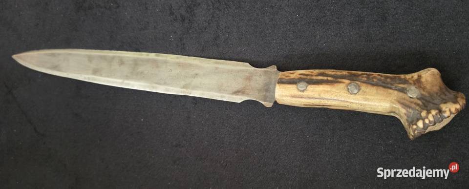 Nóż myśliwski ręcznie robiony domowo Warszawa