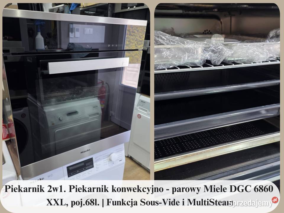 Piekarnik 2w1 Piekarnik konwekcyjno parowy Miele wolnostojące