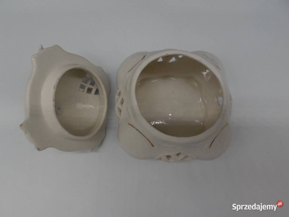 Stare Puzderko Ażurowe z Różą 3D BRODY PARC Raszków