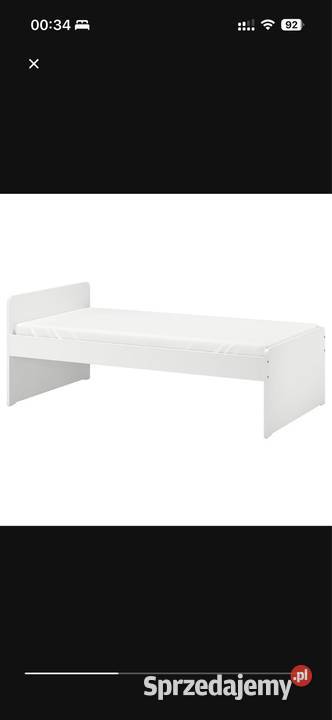Łóżko SLKT IKEA 90x200 z Materacem Czysty dolnośląskie Wrocław sprzedam