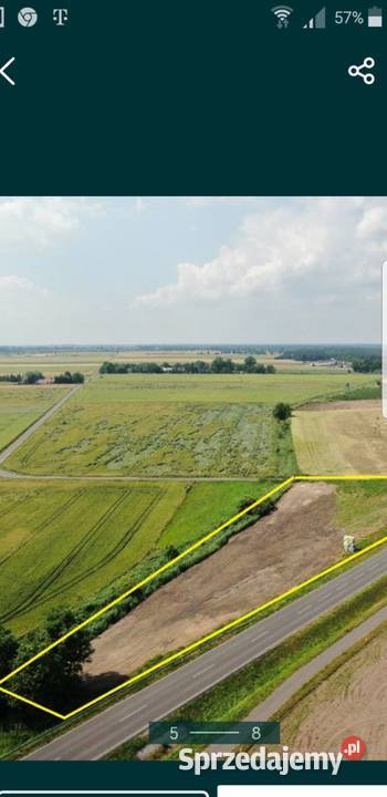 Dzalka drodze 4500 m prąd woda pod dzalalnosc sprzedam