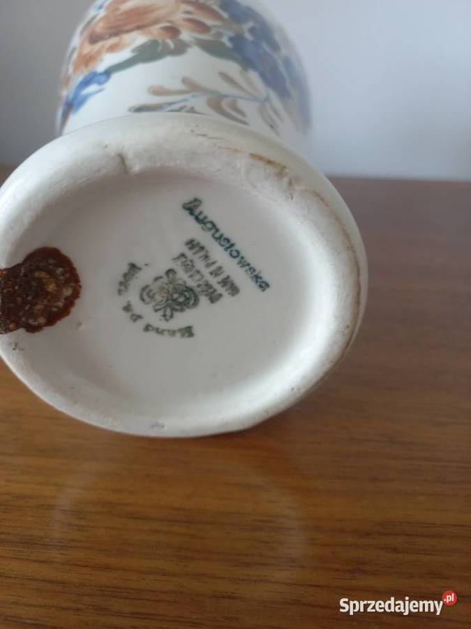 Wazon fajans Włocławek ptak Toruń