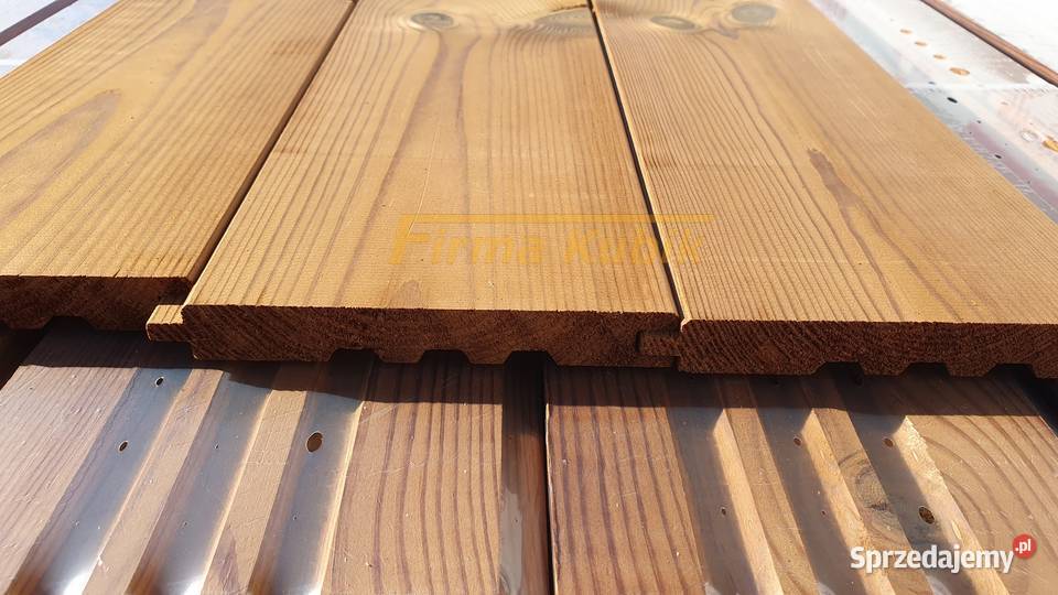 Deska elewacja termo thermo sosna 19x142mm Faza Okładziny elewacyjne mazowieckie Nieporęt