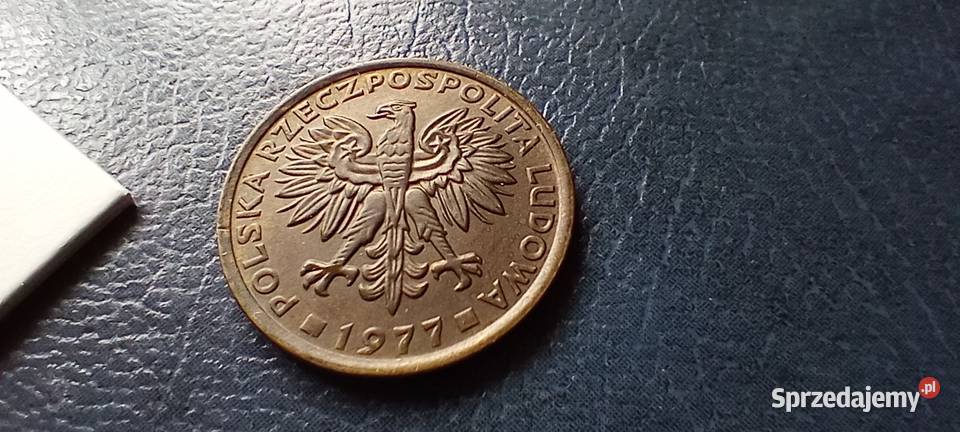 Stare monety 2 złote 1977 PRL Polska cudo Lesko