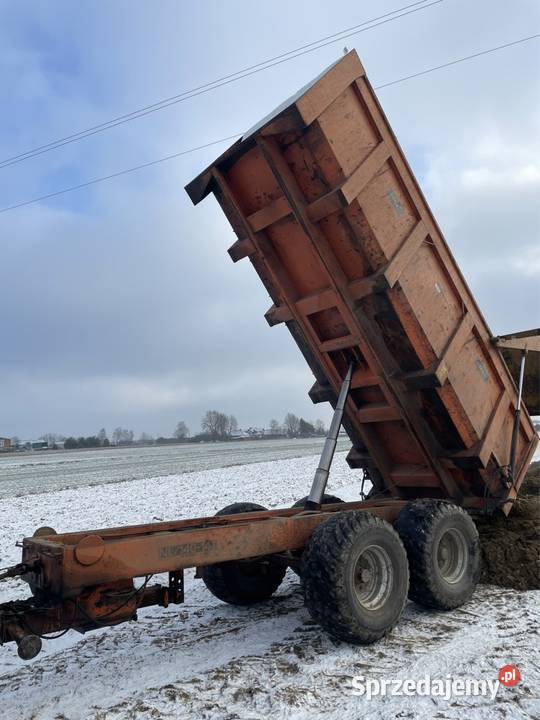 Przyczepa tandem vaia 14 ton skrętna ośka nieuszkodzony łódzkie Poddębice