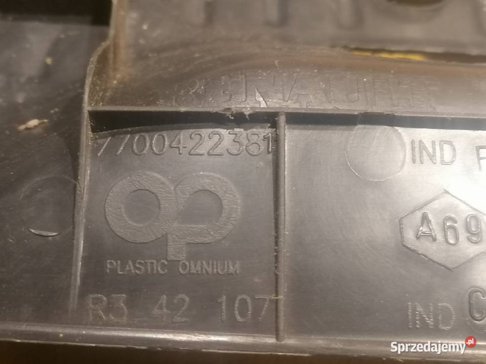 listwa progu bagażnika 7700422381 Renault Megane osobowe Piotrków Trybunalski