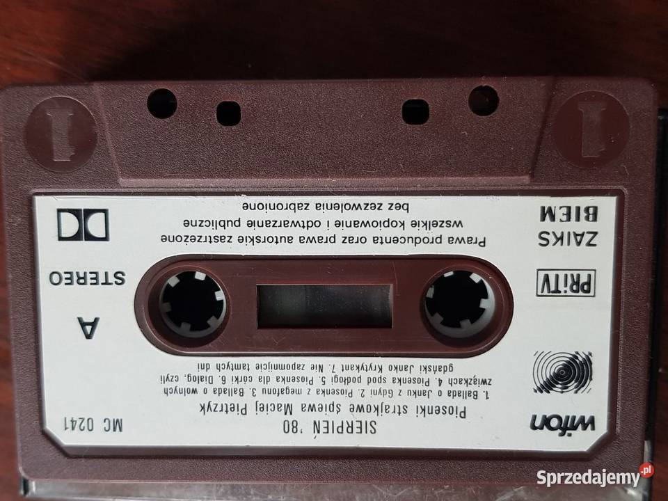 piosenki strajkowe maciej pietrzyk stan wojenny Płyty i kasety Kielce