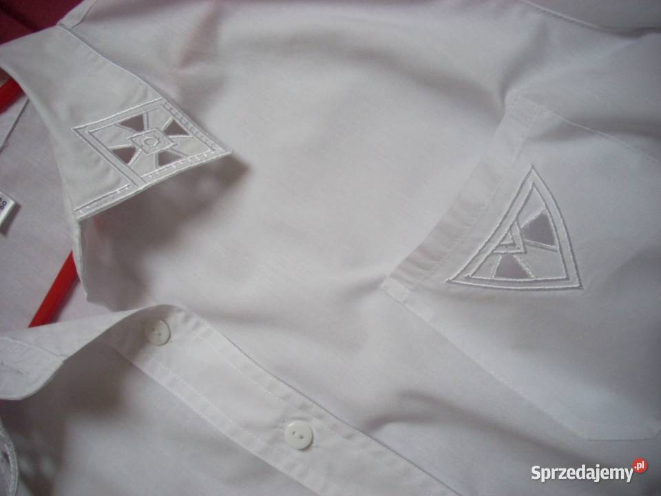 Elegancka Biała koszuka Haft 44 46 biały małopolskie Nowy Sącz