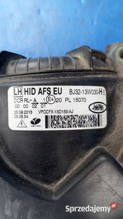 LAMPA LEWY PRZÓD EU BJ3213W030HE XENON SKRĘTNY osobowe Nowy Tomyśl