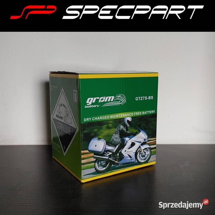 Akumulator motocyklowy GROM GTZ7SBS YTZ7SBS 12V Grudziądz
