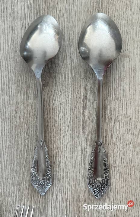 Sztućce radzieckie platerowane z lat PRLu