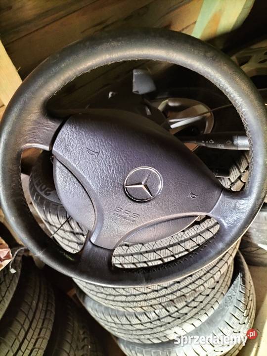 Kierownica skórą siwa Mercedes a klasa w 168 Rok produkcji 1999 pomorskie Starogard Gdański