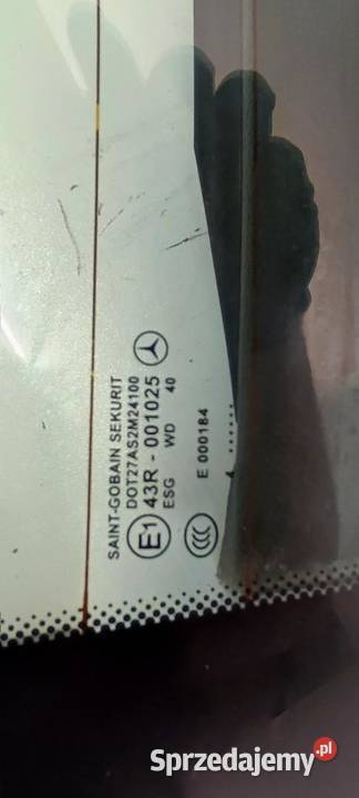 MERCEDES SL R230 SZYBA TYŁ TYLNA A2307700073 osobowe