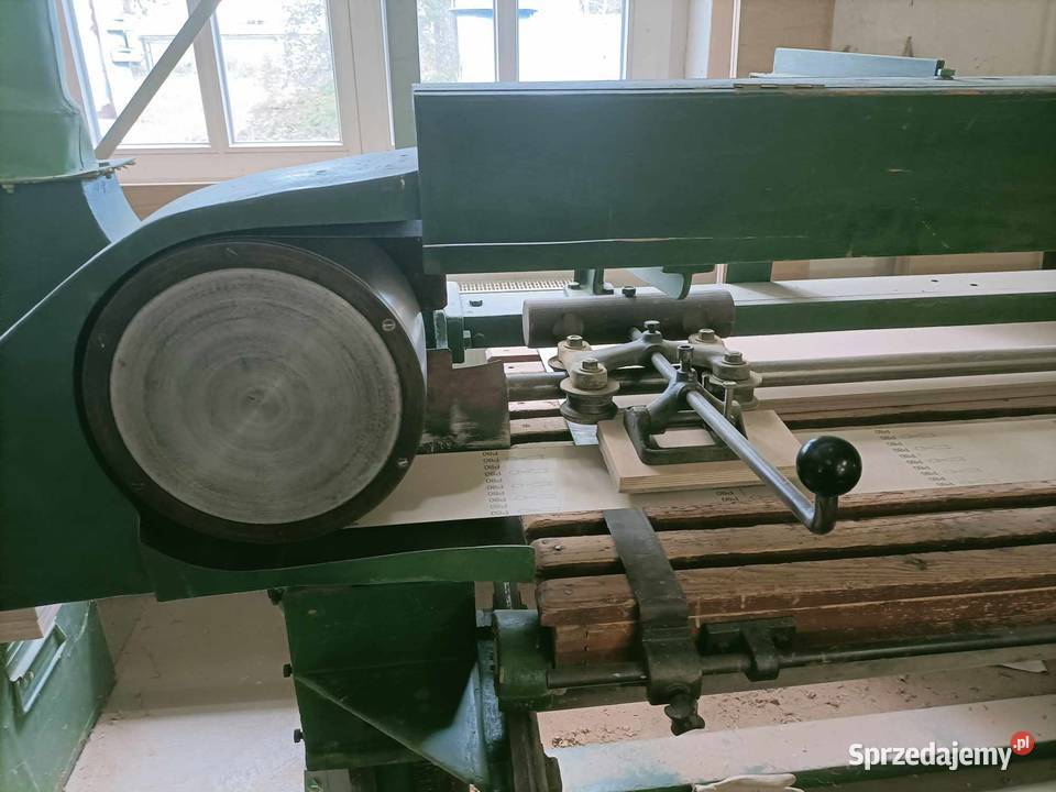 Szlifierka długotaśmowa niemieckiej marki SCHEER Produkcja