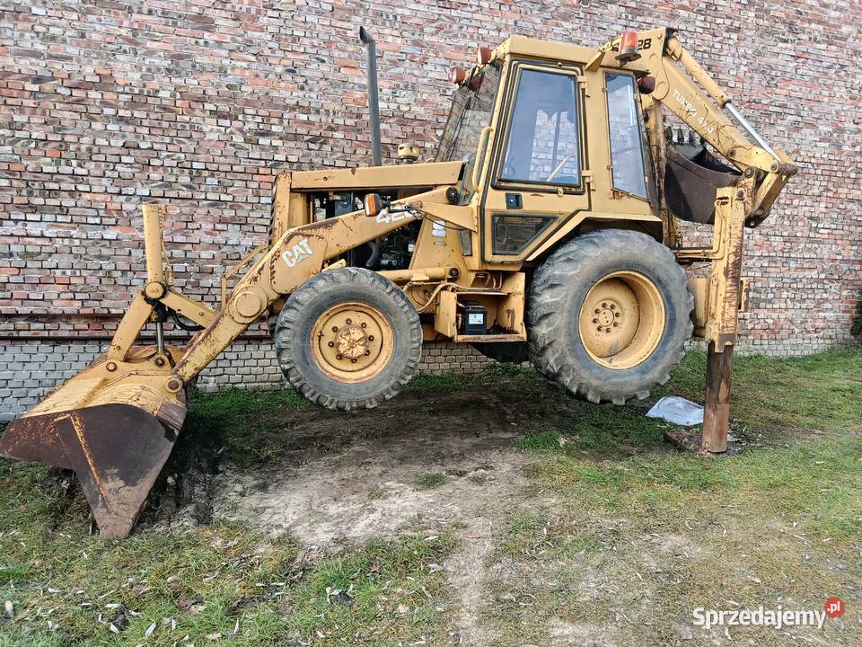 Koparko ładowarka CAT 428B 4x4 rewers wsp Zawiercie