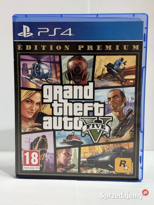 GRA GRAND THEFT AUTO V NA 4 PLAYSTATION 4 POLSKA Śrem