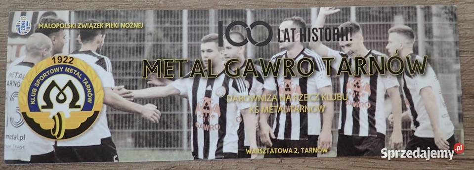 Bilet kolekcjonerski Metal Tarnów