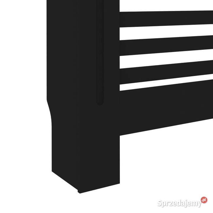 Osłona na kaloryfer czarna 172x19x815 MDF Pozostałe Warszawa