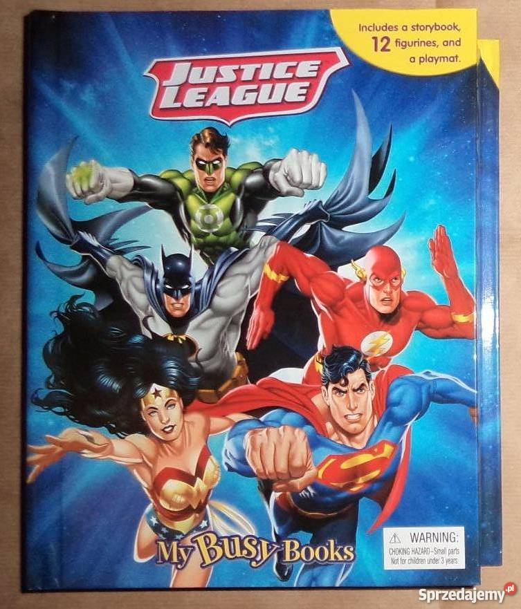 Komiksy i 12 figurek -DC JUSTICE LEAGUE, Batman, Superman