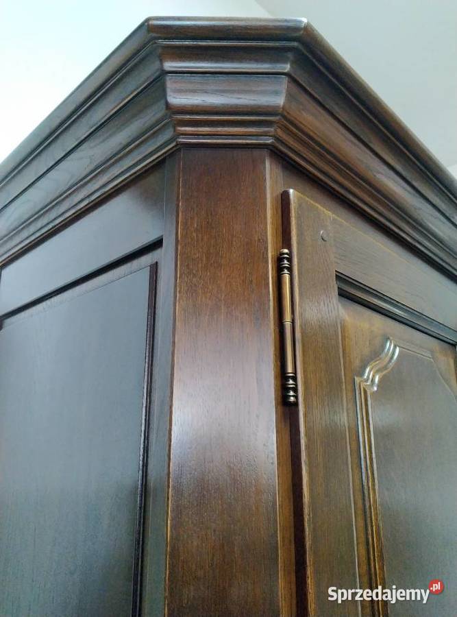Solidna dębowa szafa 4drzwiowa lite drewno Białystok