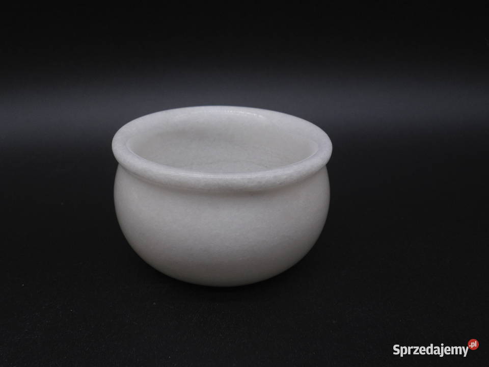 Świecznik z kamienia naturalny marmuralabaster wielkopolskie Raszków