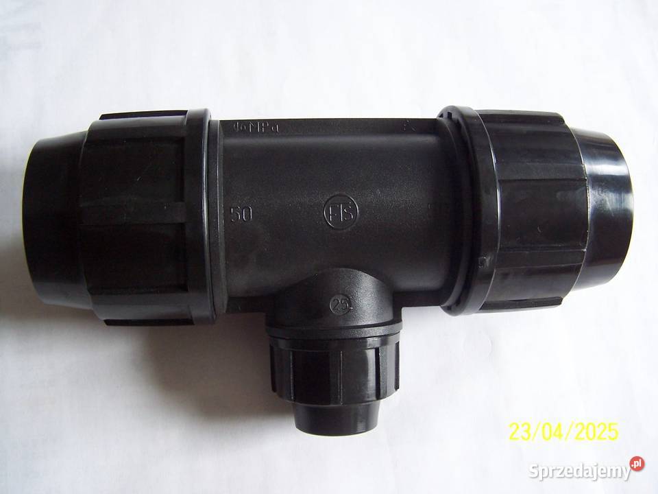 sprzedam trójniki redukcyjne PE 50x25x50 Rury i kształtki