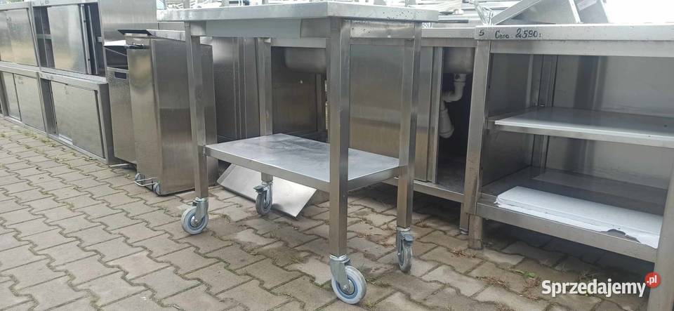Stół jezdny z półka 90x50x90 Ostrów Wielkopolski