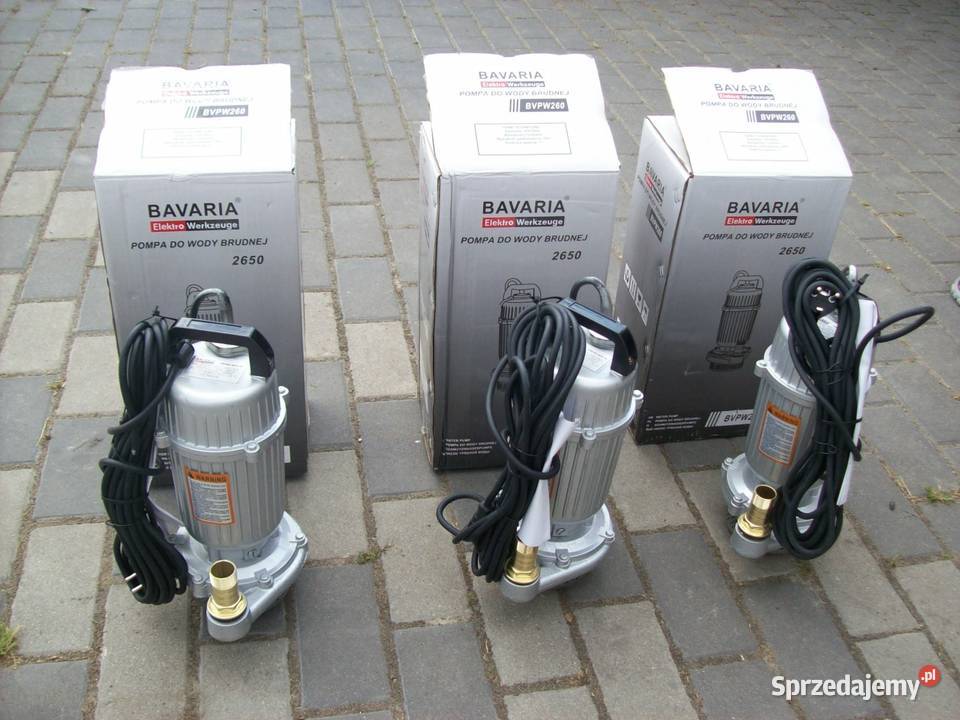 POMPA DO WODY BRUDNEJ 2650W 12500LH 1cal 18m wys Głogowa sprzedam
