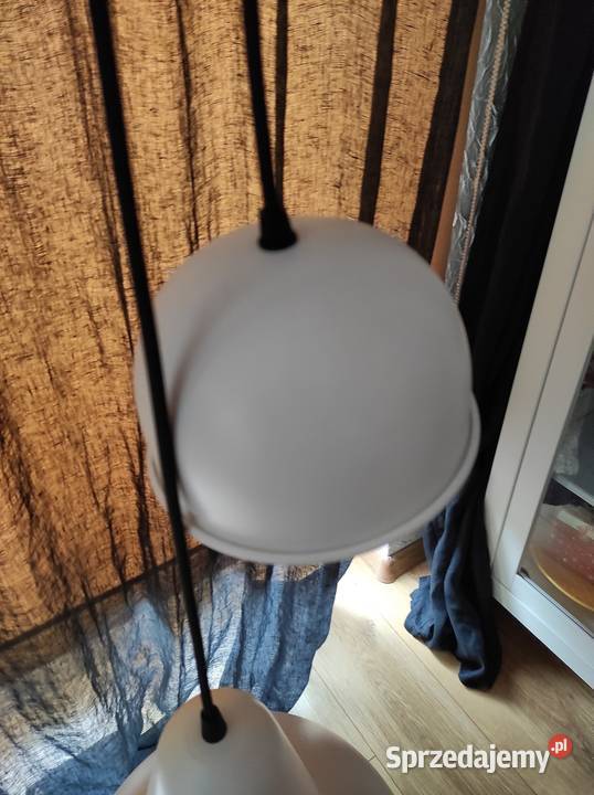 Lampa wisząca regulowana biała Oświetlenie Legnica sprzedam