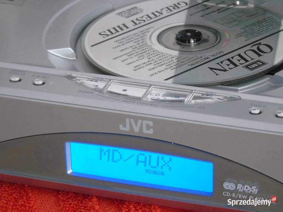 Wieża JVC pilot RDS CD AUX kolumny WYSYŁKA Wieże i miniwieże Jasło
