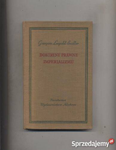 Doktryny prawne imperializmu zachodniopomorskie Szczecin