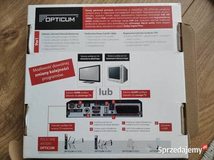 Tuner DVBT Opticum STB HD N3