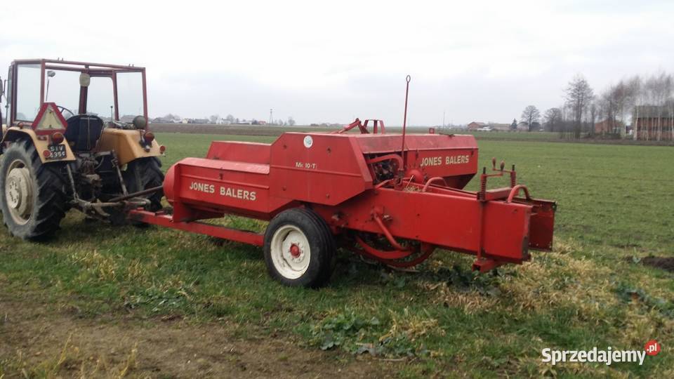 Prasa JONES BALERS Mk 10T koło części aparat nieuszkodzony Wieluń