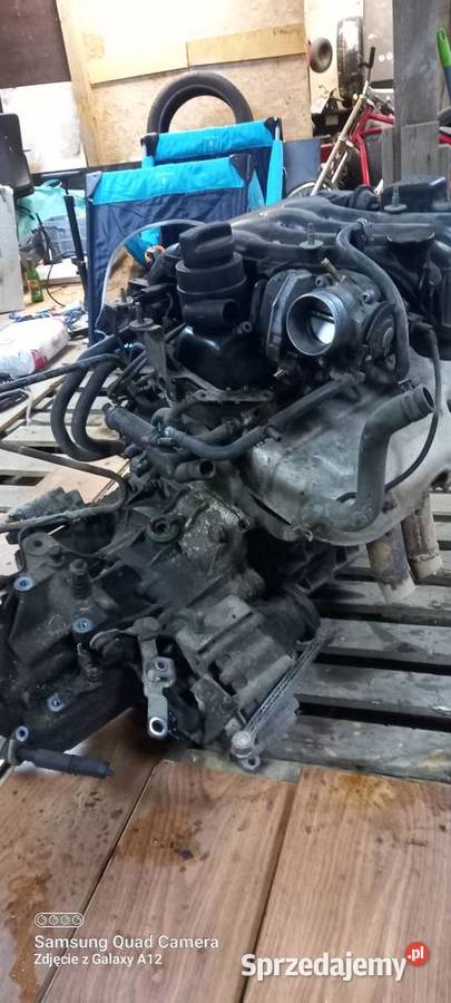 Silnik ze skrzynią audi A3 16 benzyna 1997r Trękus