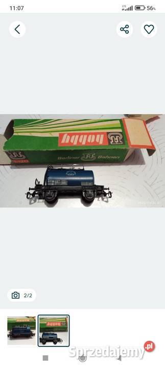 Wagonik Cysterna niebieska TT Poznań sprzedam