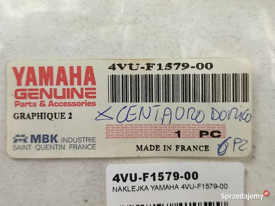 NAKLEJKA BOOSTER SPIRIT NA ZADUPEK YAMAHA MBK Akcesoria samochodowe
