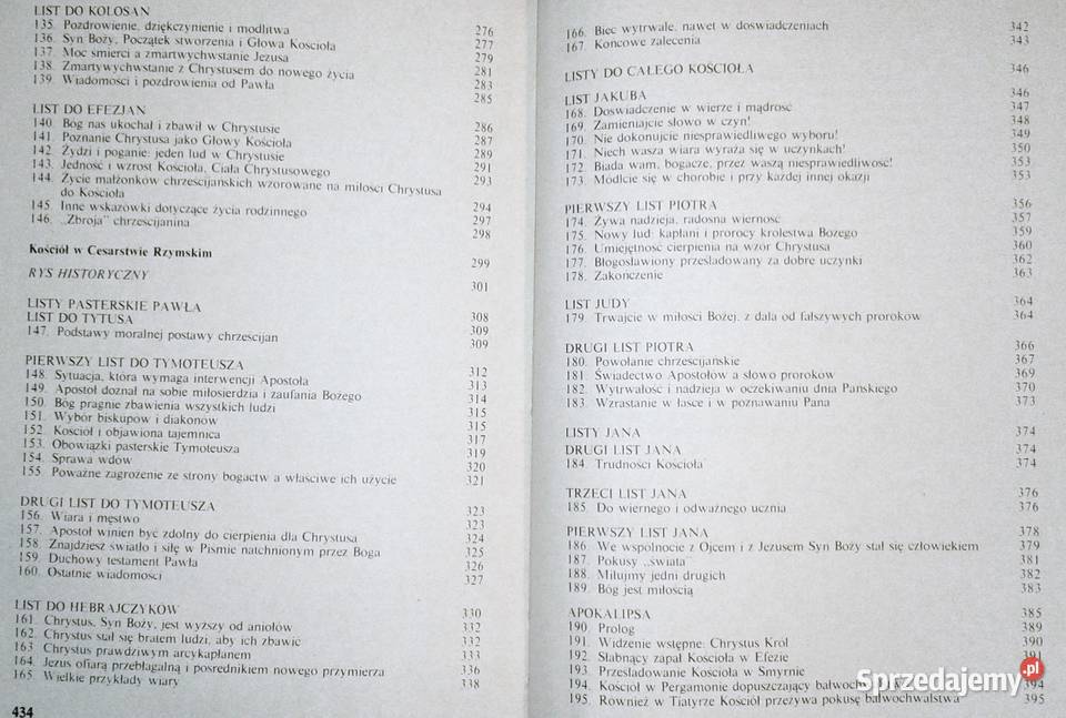 Dzieje Apostolskie Listy i Apokalipsa Chełm sprzedam