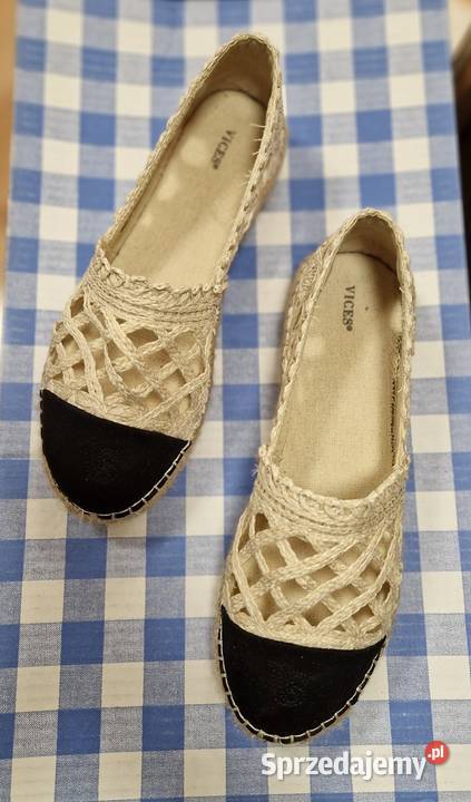 Buty Espadryle Vices 40 ze sznurkiem podeszwie