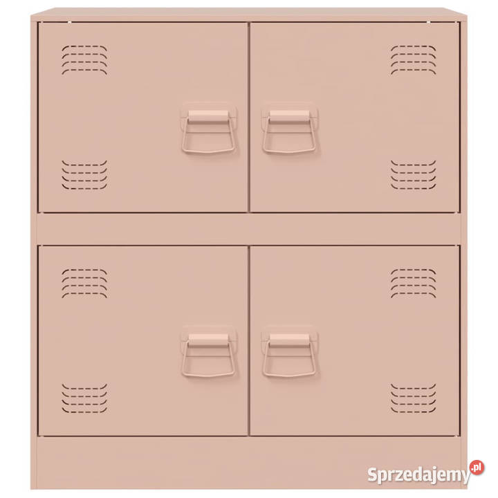 Szafka boczna różowa 67x39x73 stal WM841650 mazowieckie Warszawa