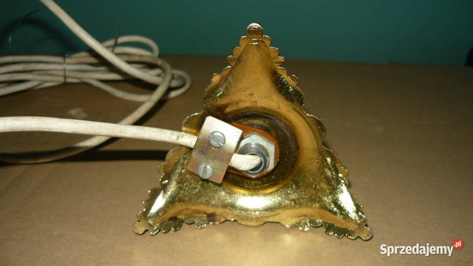 Lampka na stolik vintage lampa retro stołowa na