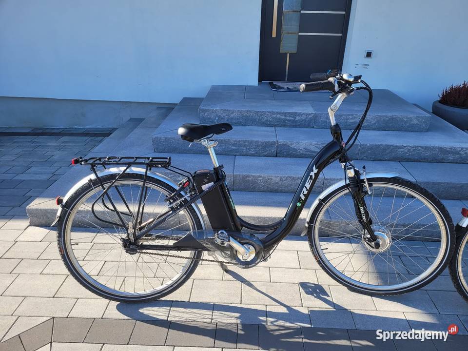 Rower elektryczny 28 niską ramą