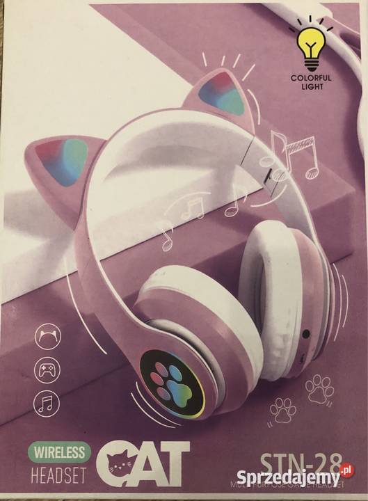 Słuchawki kotek ked Koło