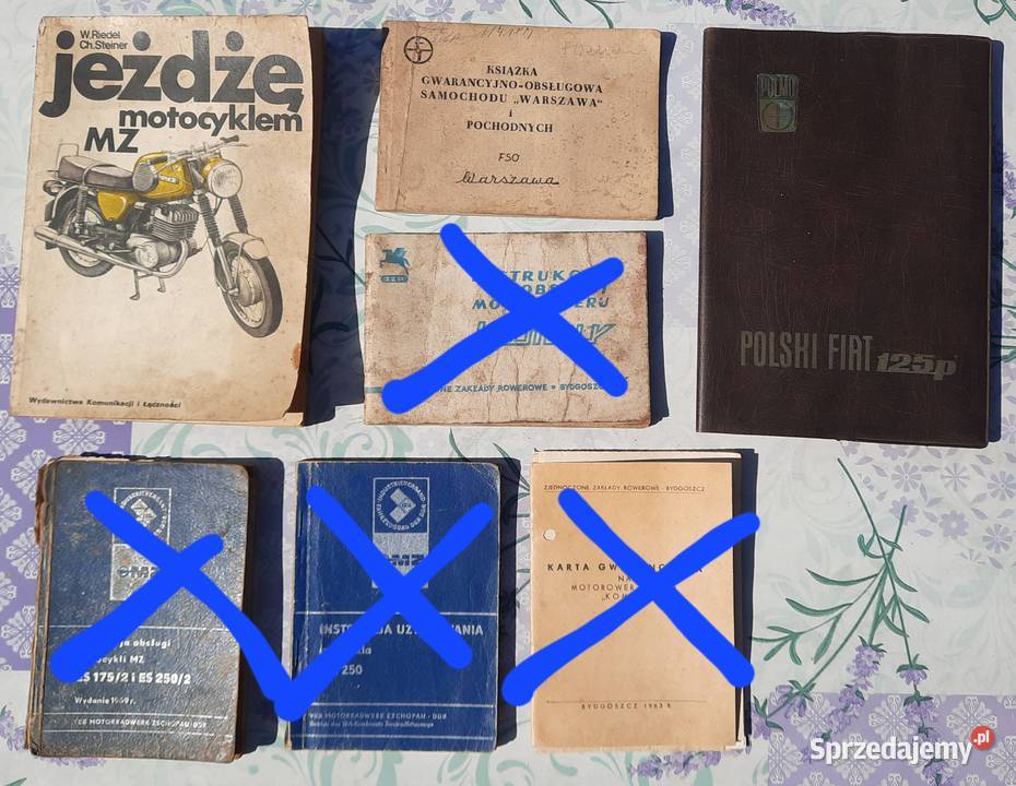 Kolekcjonerskie dokumenty motoryzacyjne